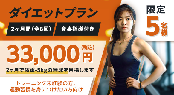 ダイエットプラン 33,000円
